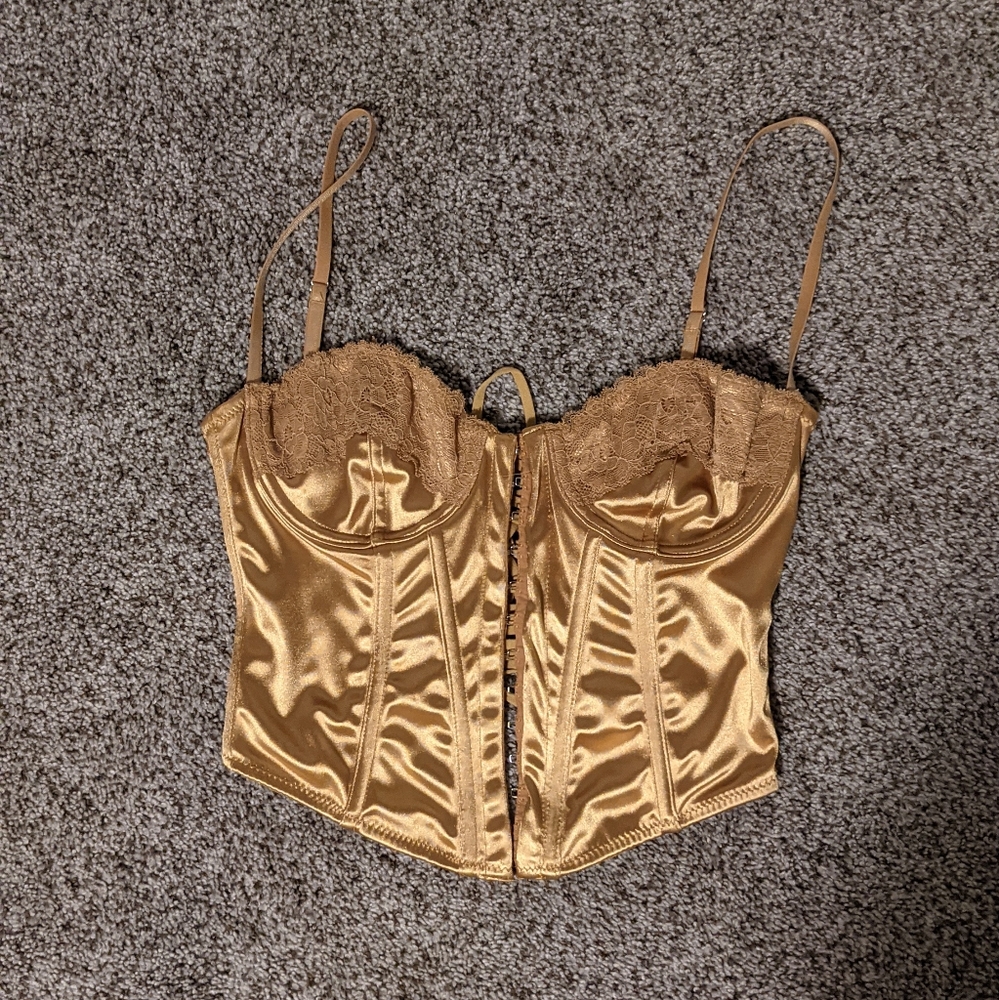 Urban Outfitters Out From Under Gold Corset